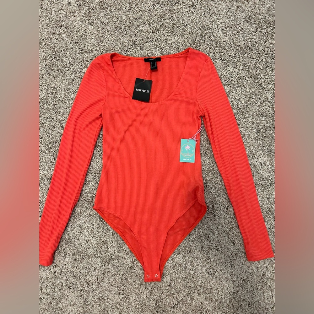 Ribbed Body Suit, M